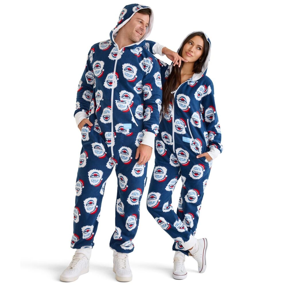 8931 Christmas Onesies for Adults - Comfy Unisex Matching Holiday Jumpsuits